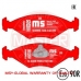 13046071282-SET-MS MASTER-SPORT Комплект тормозных колодок, дисковый тормоз