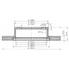BDC3819 QH Benelux Тормозной диск