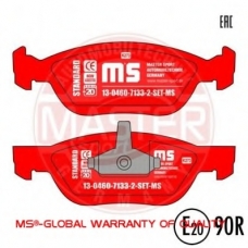13046071332-SET-MS MASTER-SPORT Комплект тормозных колодок, дисковый тормоз