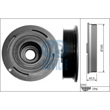 515514 RUVILLE Ременный шкив, коленчатый вал