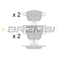BP3062 BREMSI Комплект тормозных колодок, дисковый тормоз