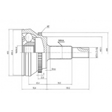 AW1510357A AYWIPARTS Шарнирный комплект, приводной вал