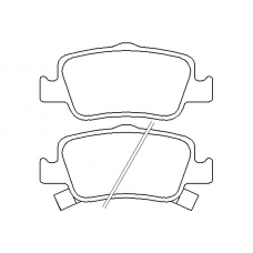 MDB2924 MINTEX Комплект тормозных колодок, дисковый тормоз