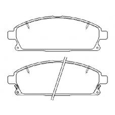MDB1975 MINTEX Комплект тормозных колодок, дисковый тормоз