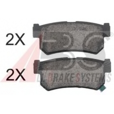 37460 OE ABS Комплект тормозных колодок, дисковый тормоз