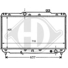 8137118 DIEDERICHS Радиатор, охлаждение двигателя