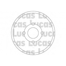 DB4216 TRW Тормозной барабан