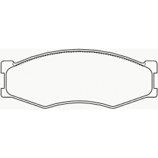 MDB1279 MINTEX Комплект тормозных колодок, дисковый тормоз