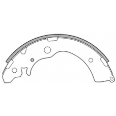 FN-5524 JNBK Колодки тормозные