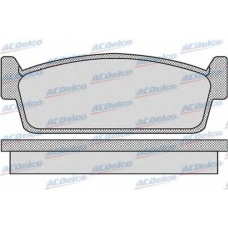 AC058925D AC Delco Комплект тормозных колодок, дисковый тормоз