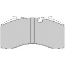 DCV1657B DURON Комплект тормозных колодок, дисковый тормоз