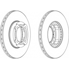 DDF941-1 FERODO Тормозной диск