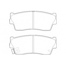 WBP21500A WAGNER LOCKHEED Комплект тормозных колодок, дисковый тормоз