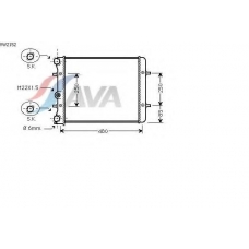 VW2152 AVA Радиатор, охлаждение двигателя