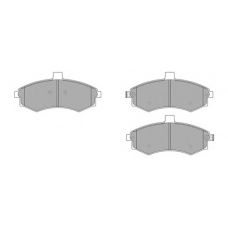 FBP-1622 FREMAX Комплект тормозных колодок, дисковый тормоз