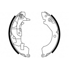 S800 SIMER Комплект тормозных колодок