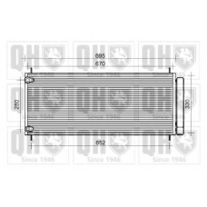 QCN626 QUINTON HAZELL Конденсатор, кондиционер