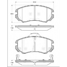 BLF3103 QUINTON HAZELL Комплект тормозных колодок, дисковый тормоз