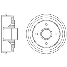 VBD634 MOTAQUIP Тормозной барабан