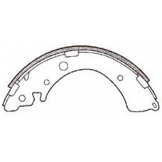 FT8281 FIT Комплект тормозных колодок