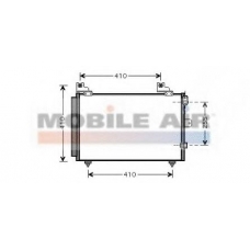 11005056 VAN WEZEL Конденсатор, кондиционер