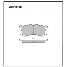 ADB0818 Allied Nippon Тормозные колодки