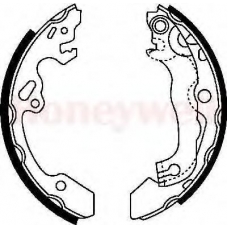 362391B BENDIX Комплект тормозных колодок