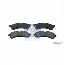 7.92626 DIESEL TECHNIC Комплект тормозных колодок, дисковый тормоз