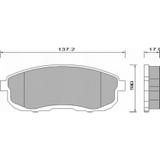 664581 ROULUNDS Комплект тормозных колодок, дисковый тормоз