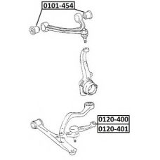 0101-454 ASVA Подвеска, рычаг независимой подвески колеса