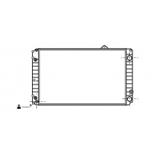 AI2099 AVA Радиатор, охлаждение двигателя