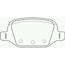 MDB2042 MINTEX Комплект тормозных колодок, дисковый тормоз