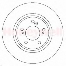 562283B BENDIX Тормозной диск