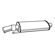 615231 FONOS Средний глушитель выхлопных газов