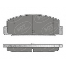 SP 611 PR SCT Комплект тормозных колодок, дисковый тормоз