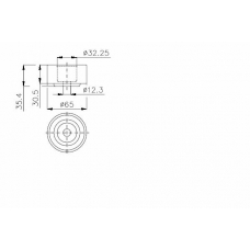 TKR 9951 TIMKEN Паразитный / ведущий ролик, зубчатый ремень
