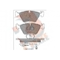 RB0992 R BRAKE Комплект тормозных колодок, дисковый тормоз