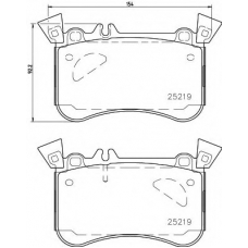 MDB3407 MINTEX Комплект тормозных колодок, дисковый тормоз
