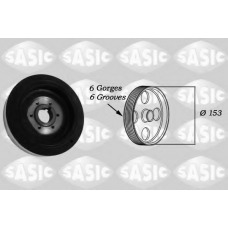 2150026 SASIC Ременный шкив, коленчатый вал