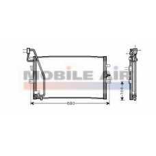 47005056 VAN WEZEL Конденсатор, кондиционер