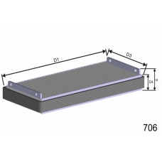 HB227 MISFAT Фильтр, воздух во внутренном пространстве