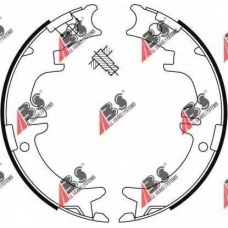 9114 ABS Комплект тормозных колодок, стояночная тормозная с