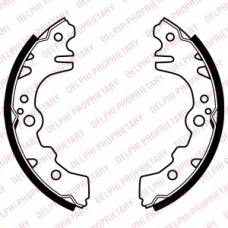 LS2052 DELPHI Комплект тормозных колодок