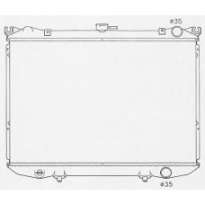 0100767 BEHR Radiator