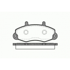 0391 00 KAWE Комплект тормозных колодок, дисковый тормоз