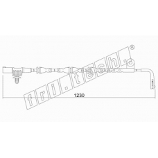 SU.255 fri.tech. Сигнализатор, износ тормозных колодок