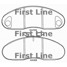 FBP3132 FIRST LINE Комплект тормозных колодок, дисковый тормоз