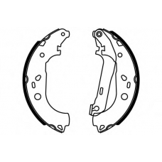S861 SIMER Комплект тормозных колодок