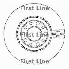 FBD1567 FIRST LINE Тормозной диск