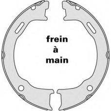M861 MGA Комплект тормозных колодок, стояночная тормозная с